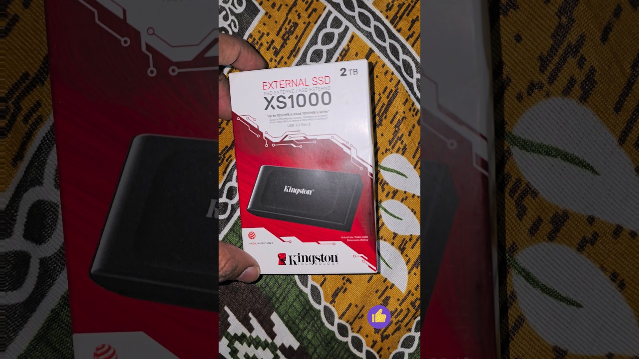 Kingston XS1000 2TB SSD | Pocket-Sized | USB 3.2 Gen 2 | External Solid State Drive