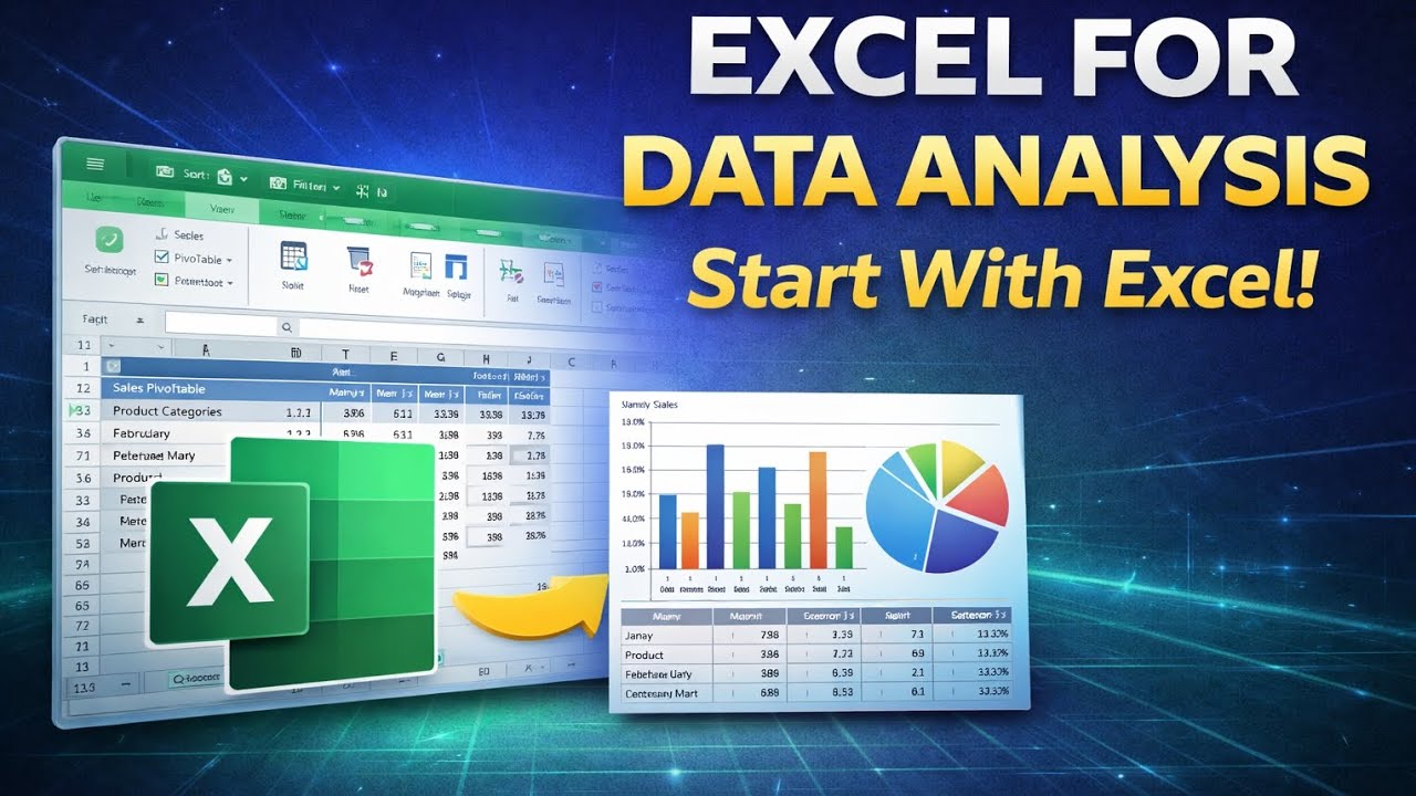 Excel for Data Analysis Explained | Data Analysis Course Day 6