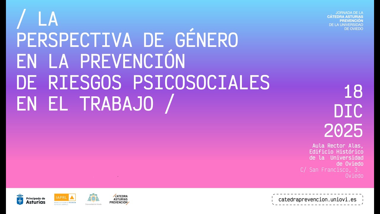Jornada La perspectiva de género en la prevención de riesgos psicosociales en el trabajo