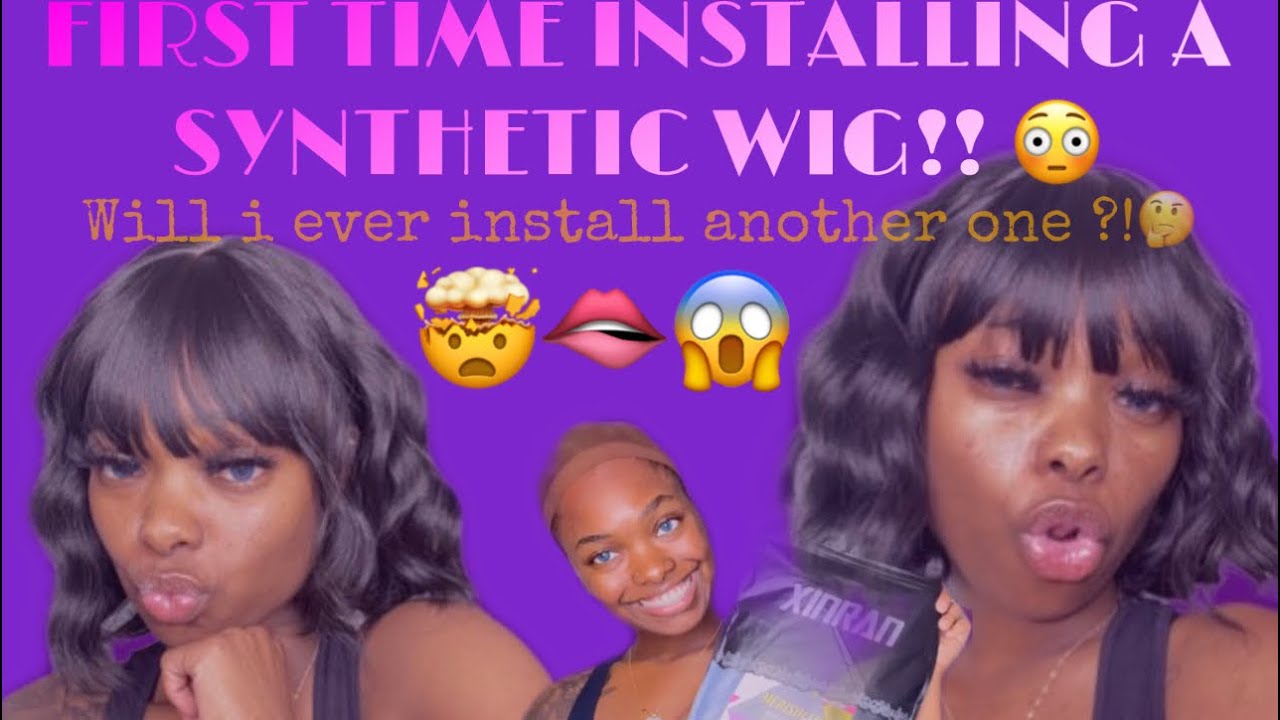 Did I really install a SYNTHETIC BOB WIG that was under $20 ? 😳😨 (Must watch ) | FT WERD HAIR