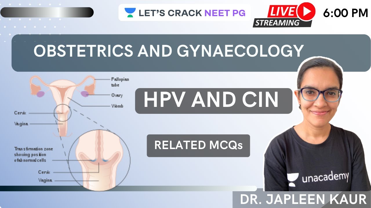 MCQs on HPV and CIN  | Obstetrics & Gynaecology | NEET PG 2021 | Dr. Japleen Kaur