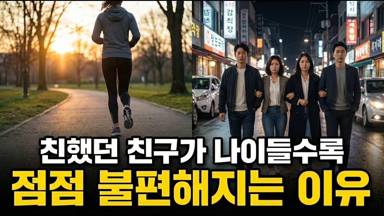 50대 이후, 친했던 친구가 갑자기 불편해지는 소름 돋는 진짜 이유