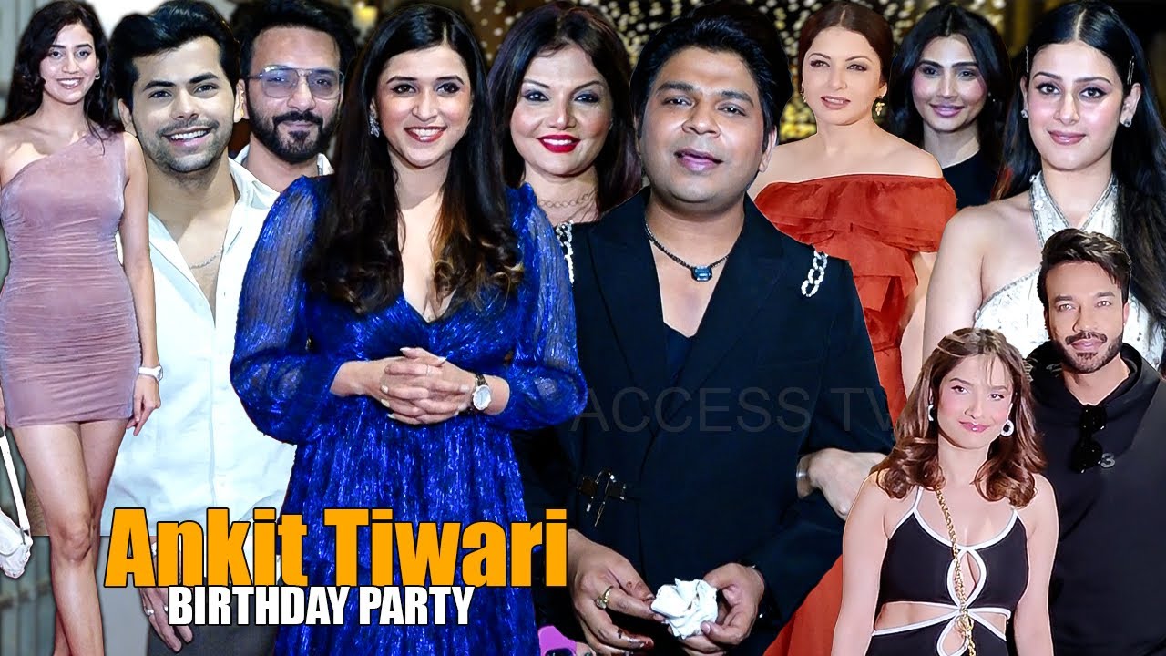 Ankit Tiwari 38th Birthday Party | Siddharth Nigam,Ankita,Vicky Jain,Mannara Chopra,Isha Malviya