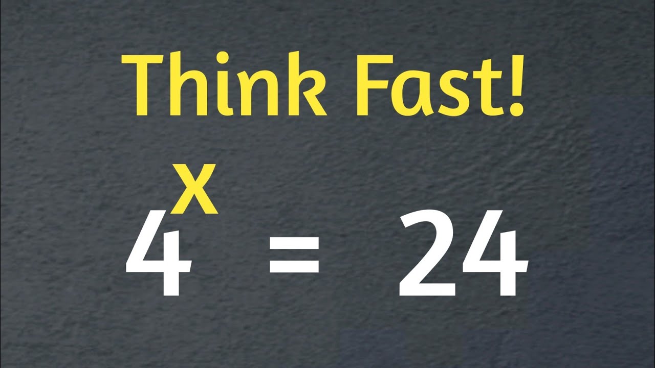 A Nice Olympiad Exponential Problem || How to Solve?
