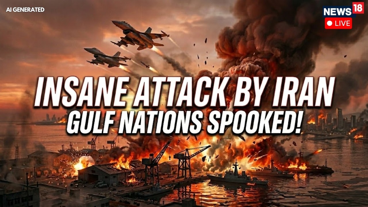 Middle East War LIVE: Iran Launches Major Gulf Attack, Triggering Panic Across Gulf Nations | N18G