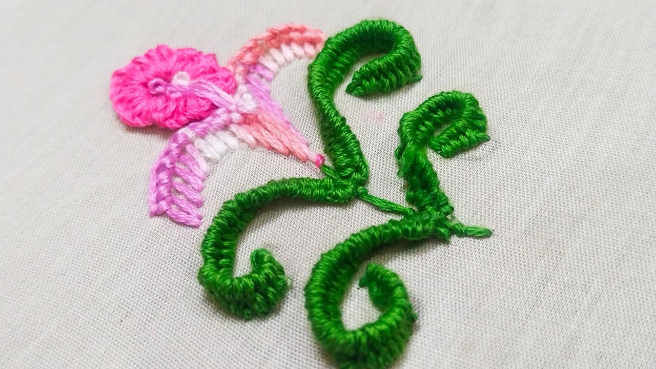 Different Stitch Hand Embroidery design#embroidery #art #embroiderydesign #artist 