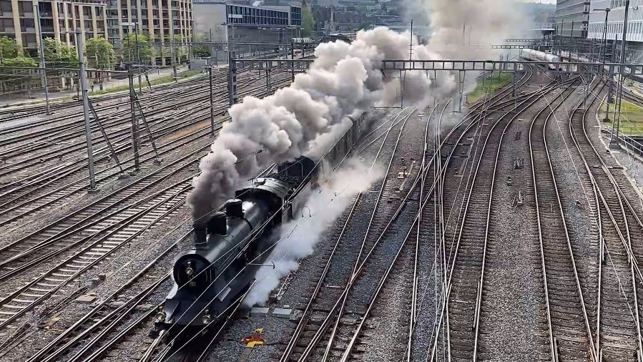 Dampfzug vom 04.05.2024, Zürich HB ab um 09:17 Uhr