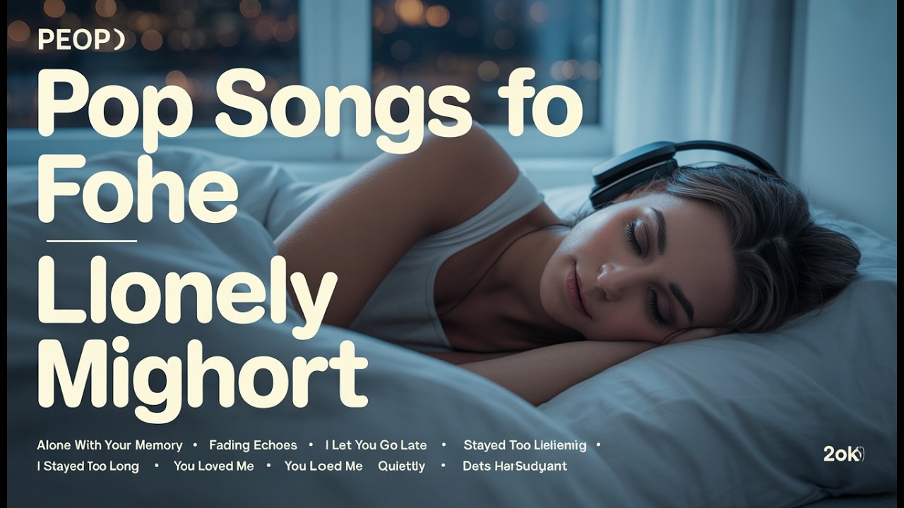 Late Night Emotional Pop | Calm Sad Ballads Collection