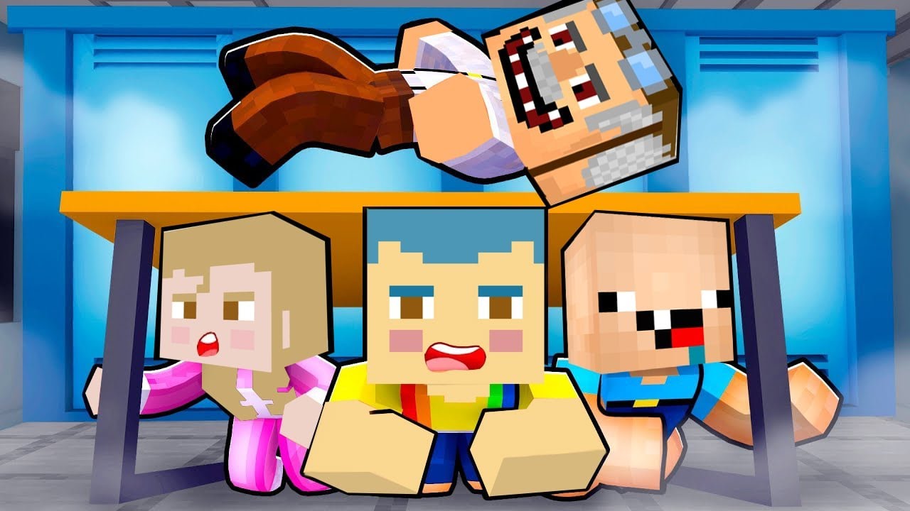فلم ماين كرافت : الجد ابو احمد يربي زعرور و كركور و ليلي 🔥😱