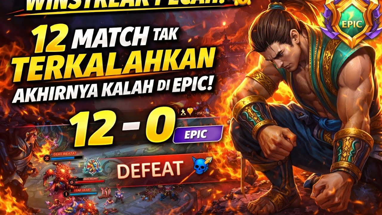 Akhirnya Kalah! 12 Game Savage Tanpa Noda, Badang Ku Tumbang di Epic!