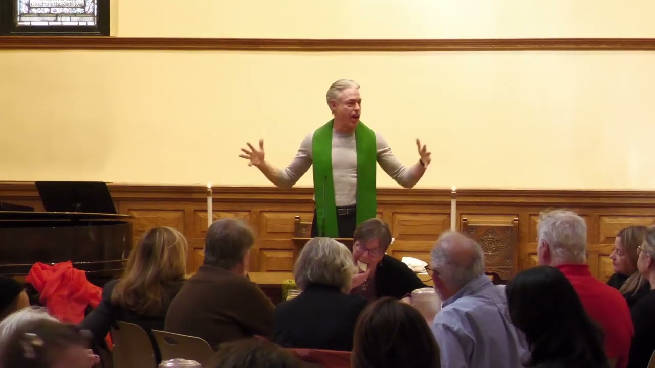Rev. William Critzman preaching “Blessed Are Those”
