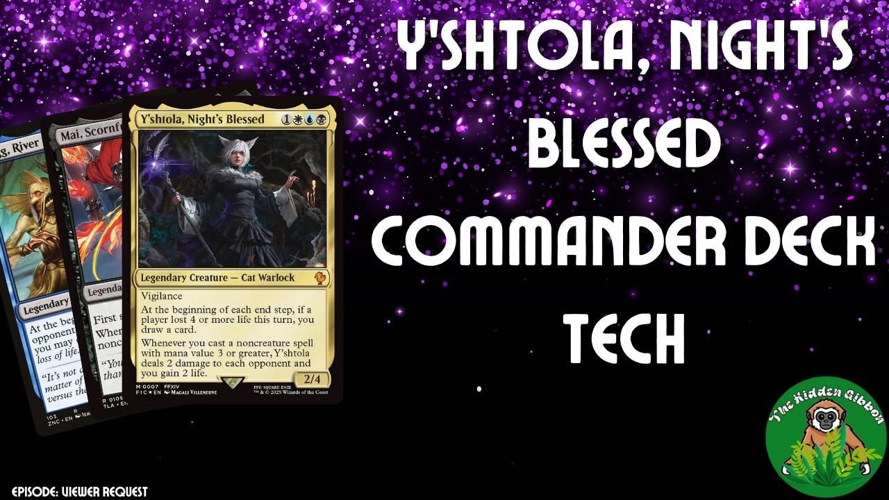 Y’shtola, Night’s Blessed | Spellslinger, Drain, Draw | MTG Commander Deck Tech | Viewer Request