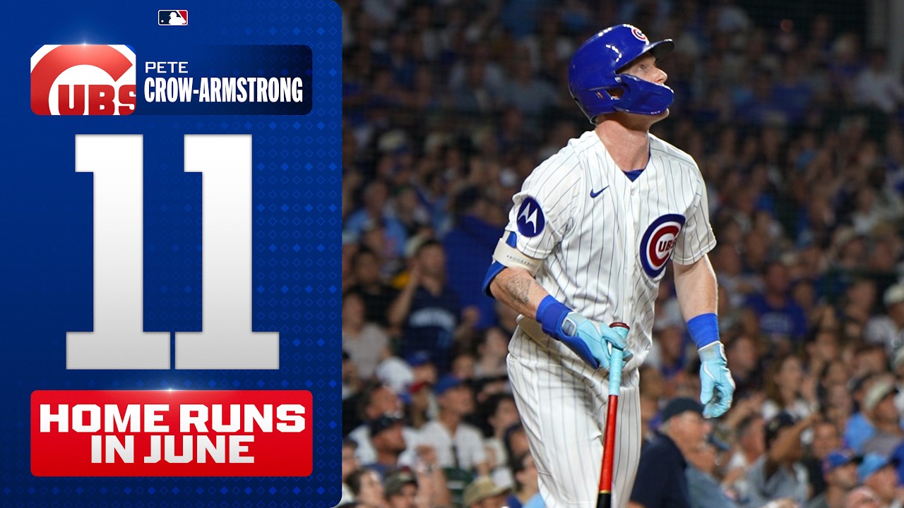 Pete Crow-Armstrong hits the Cubs' FIFTH homer of the game 😲 | MLB Highlights