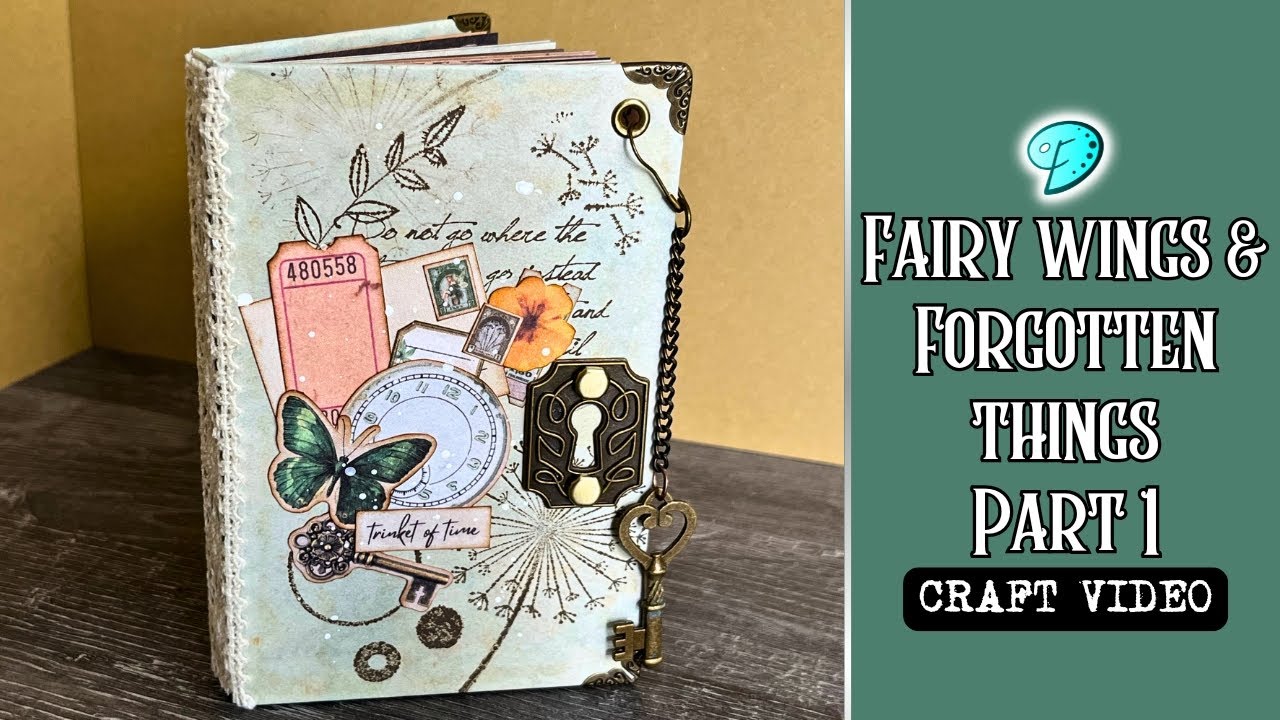 Fairy Wings & Forgotten Things Collab Day 9 Tutorial by Emily Designs #junkjournal