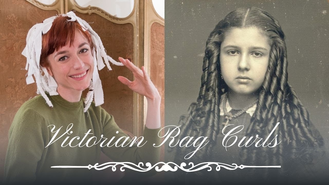 Historical Rag Curls - My Tutorial/Vlog