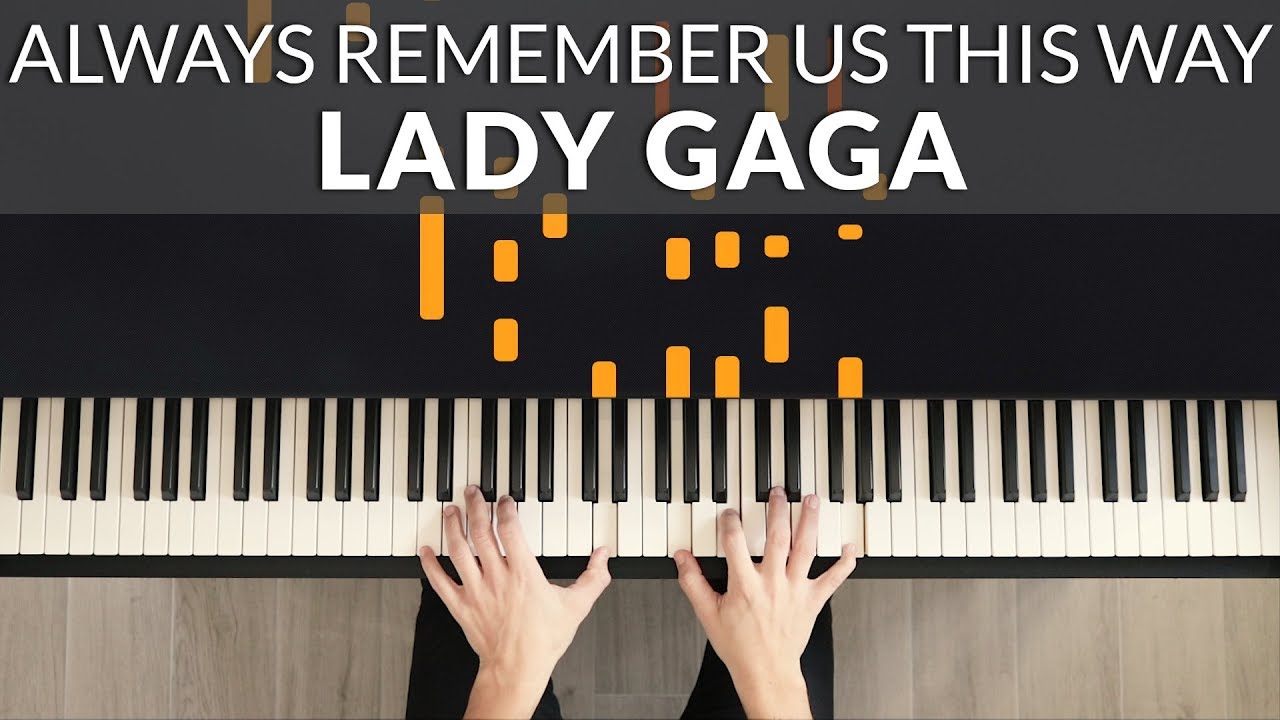 Always Remember Us This Way - Lady Gaga (A Star Is Born) | Tutorial of my Piano Cover