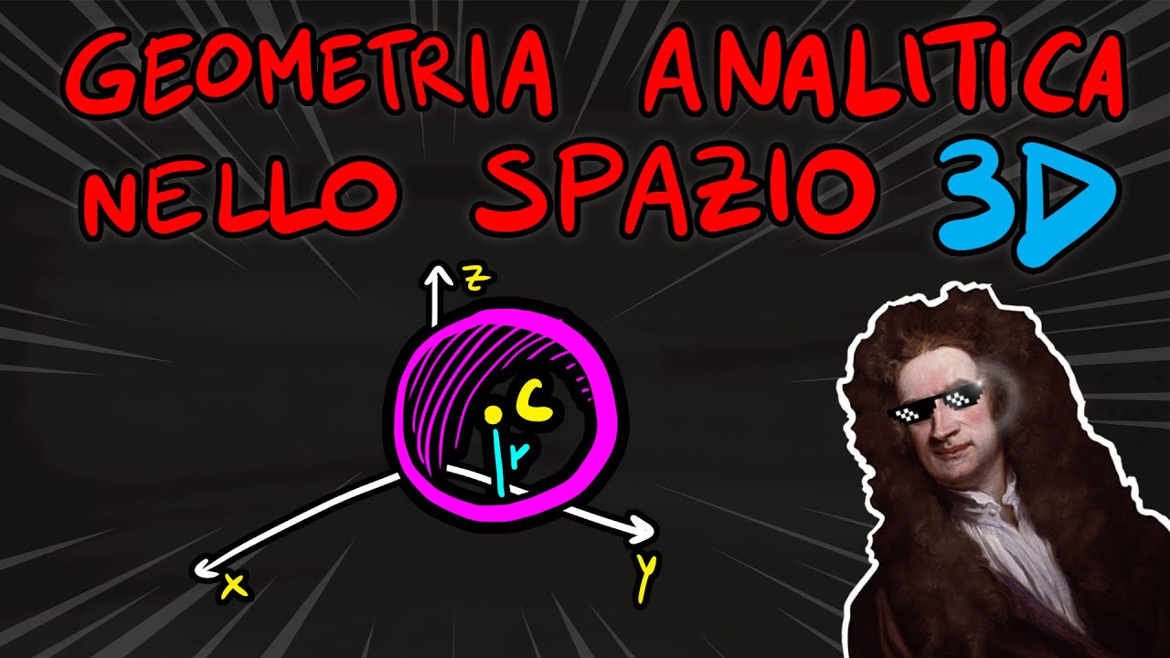 Geometria Analitica nello Spazio 3D (#31) - Equazione della sfera dato centro e raggio