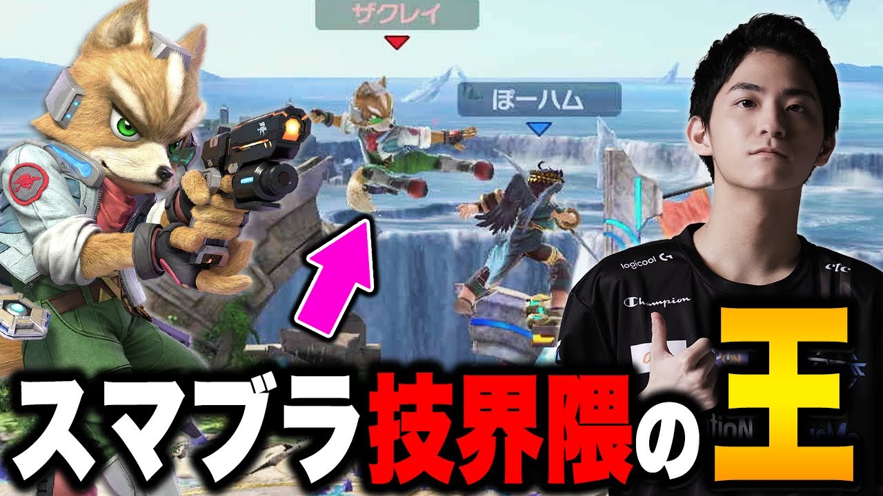 【スマブラSP】このゲームの「技の王」と呼ばれるちょいキックを使いすぎるザクレイフォックスｗ