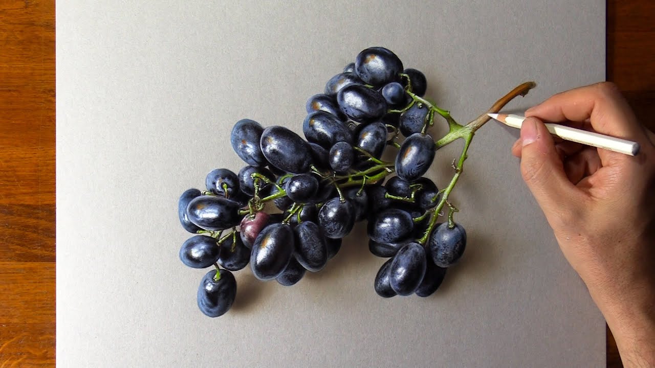 Drawing grapes