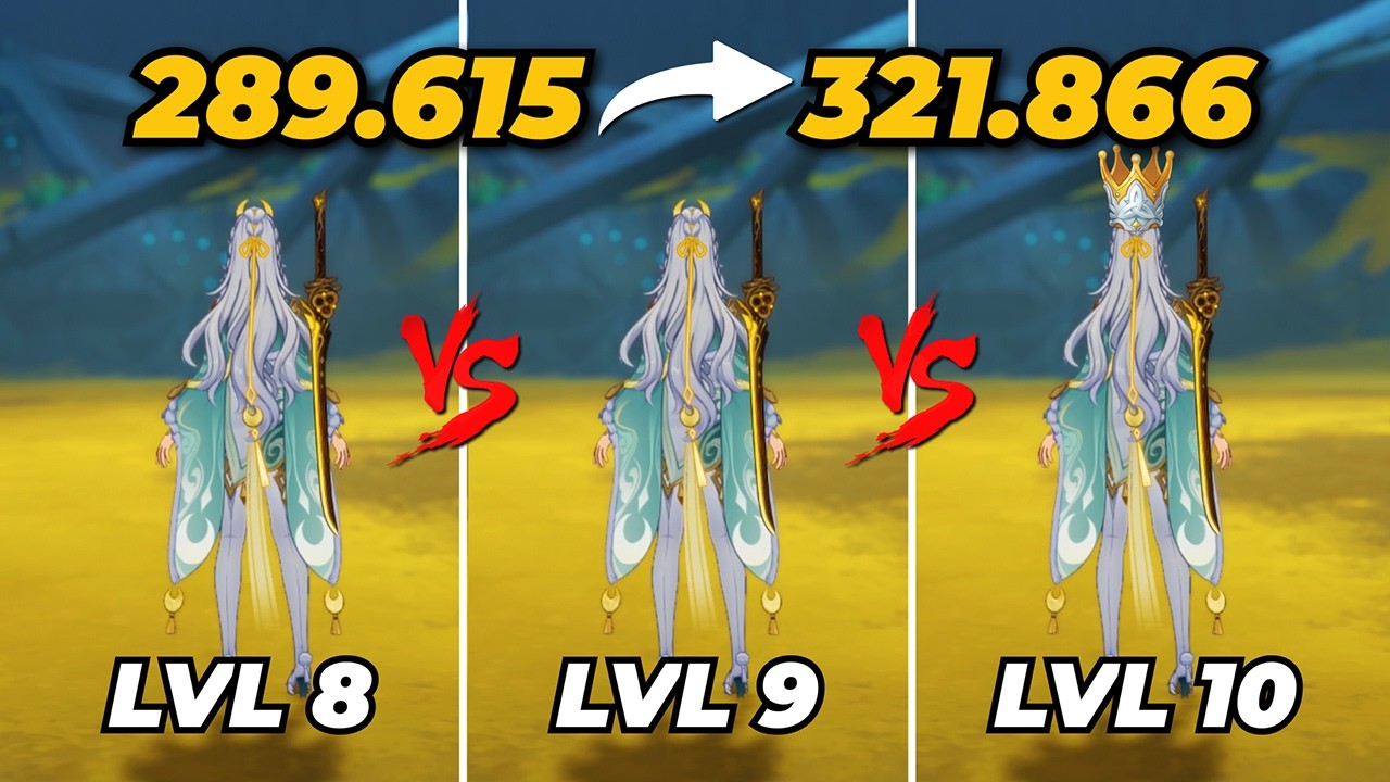 Zibai Talent Damage Comparison | Maxing Zibai Talents | Genshin Impact