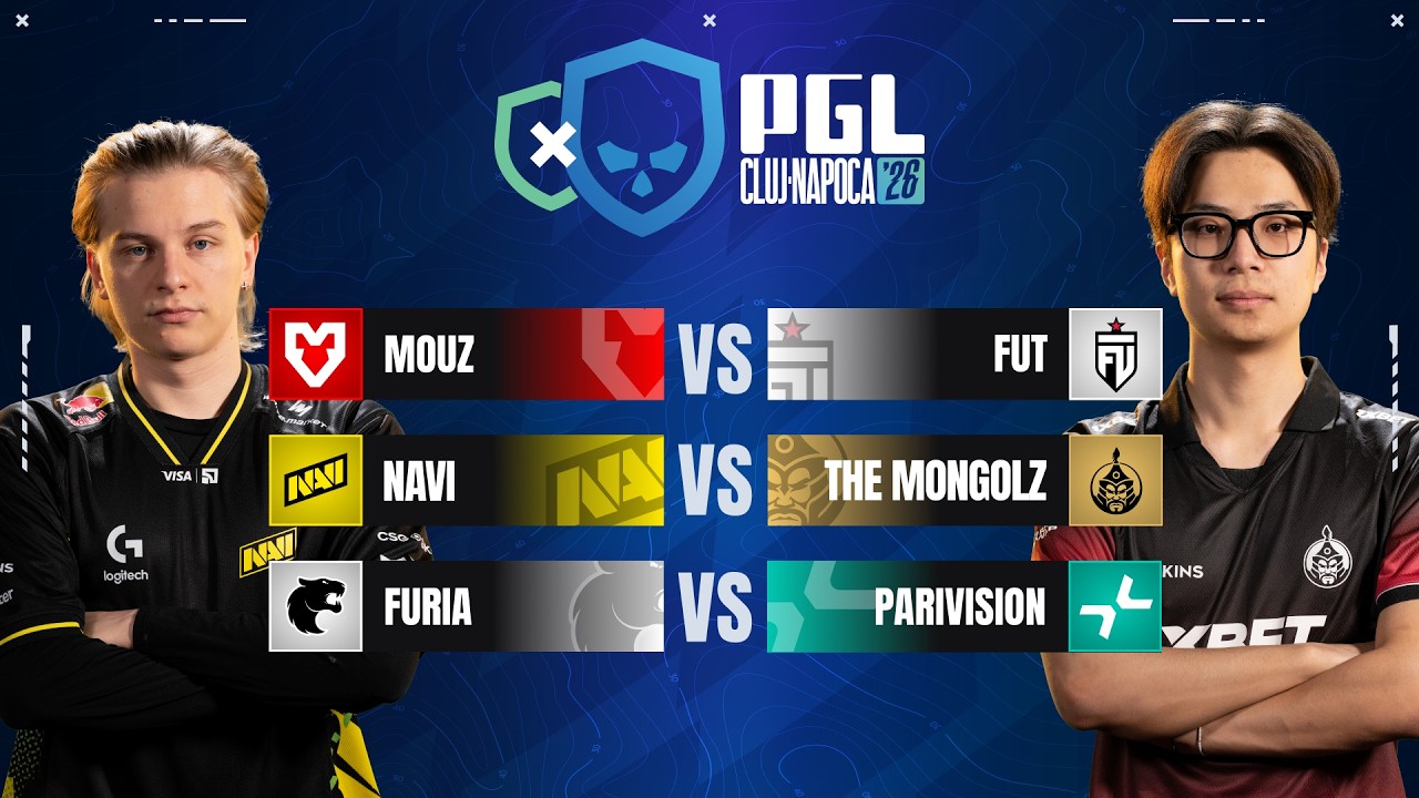 PGL Cluj-Napoca 2026 - The Mongolz Vs Navi - DAY 4 - MN CAST