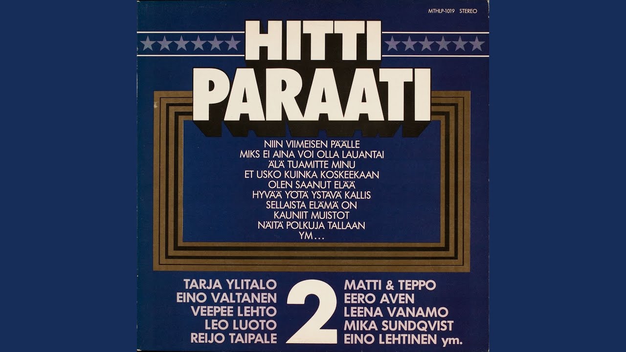 Hyvää yötä ystävä kallis