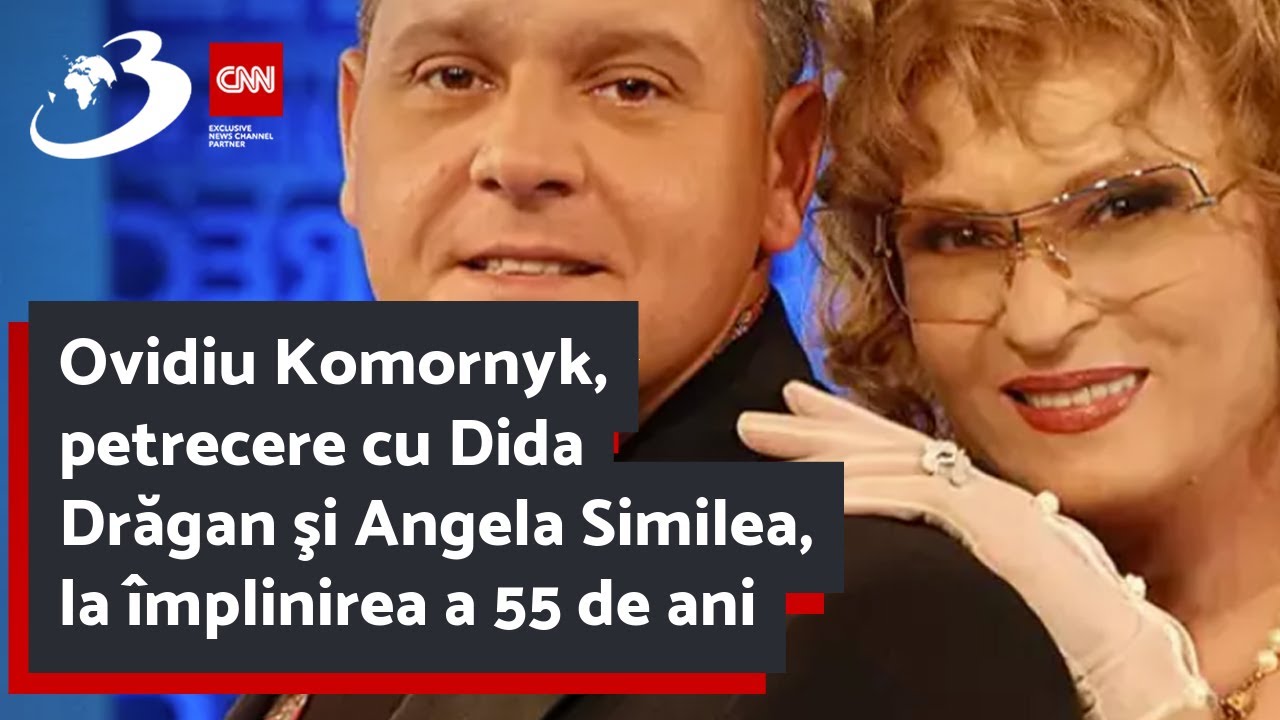 Ovidiu Komornyk, petrecere cu Dida Drăgan şi Angela Similea, la împlinirea a 55 de ani