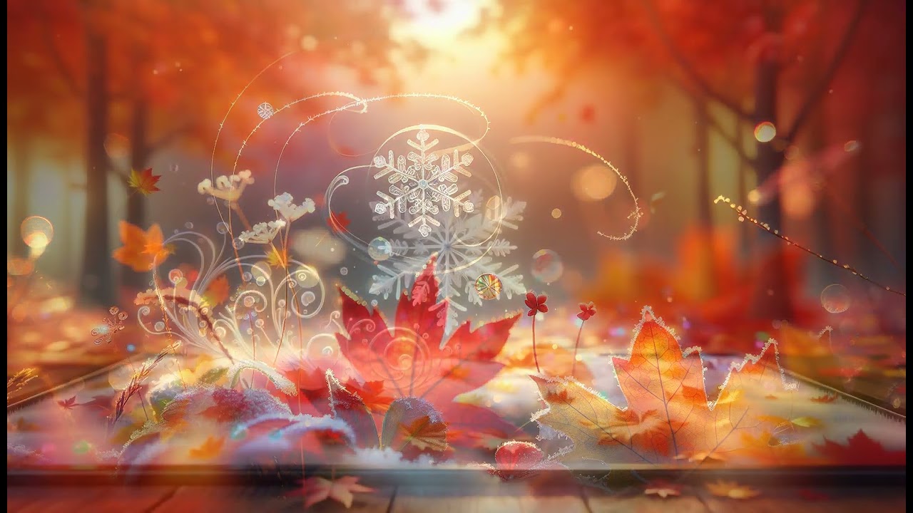 The Snowflake Dances Around