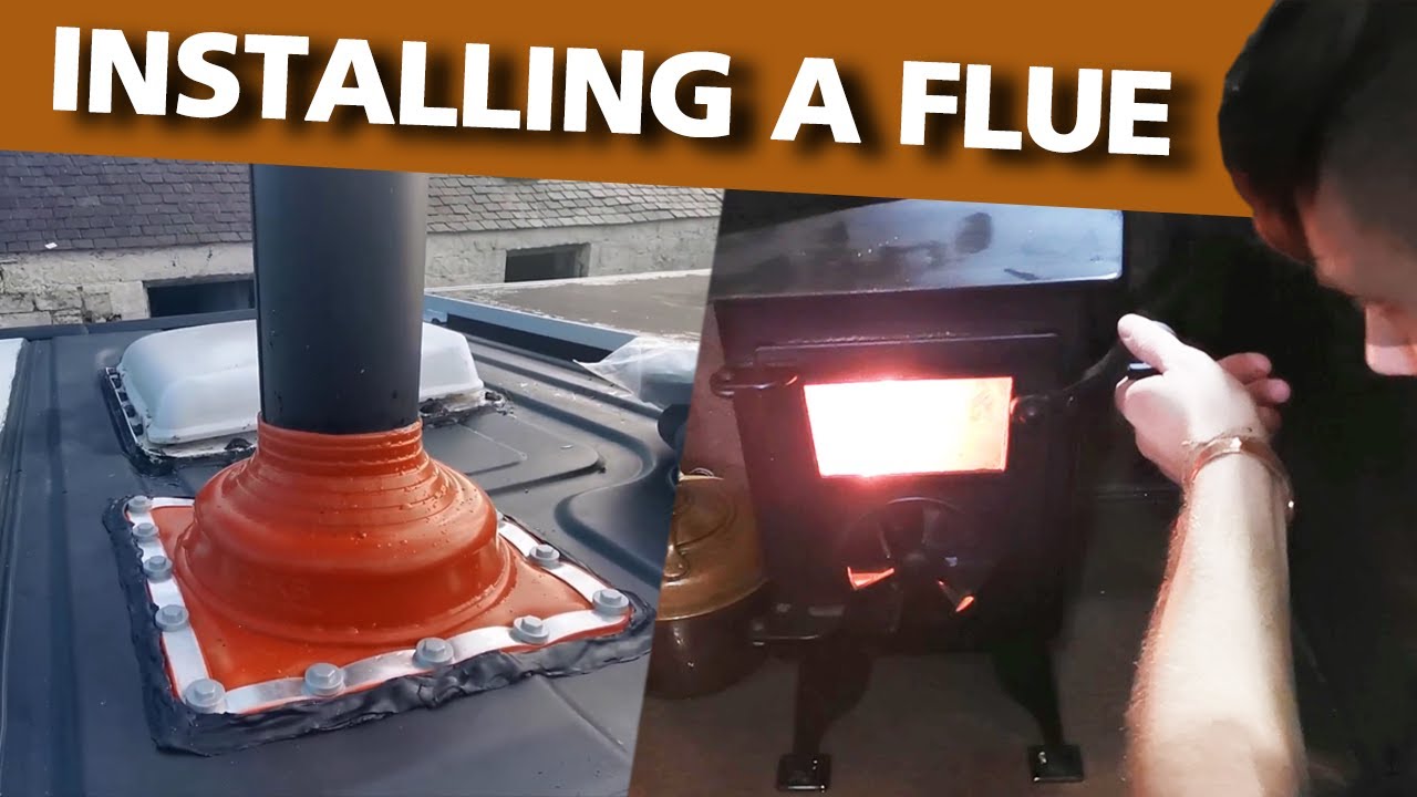 Vanbuild Series - Part 15: Fitting a Flue and Having my First Fire!