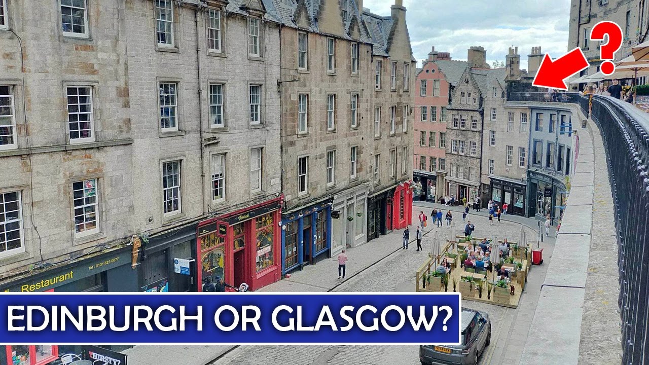 Can You Tell Whether This is Edinburgh or Glasgow? | Scottish Cities Quiz | Let's Walk Quiz #57