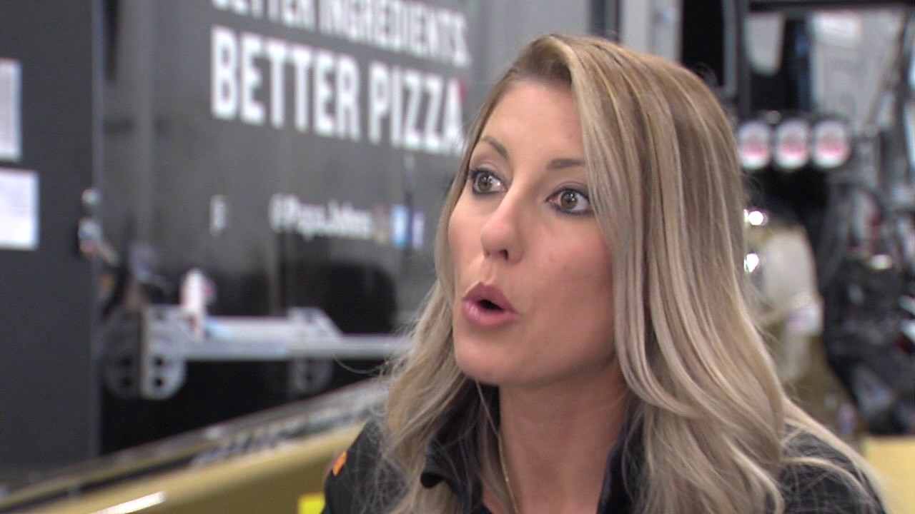 Leah Pritchett leading NHRA Top Fuel
