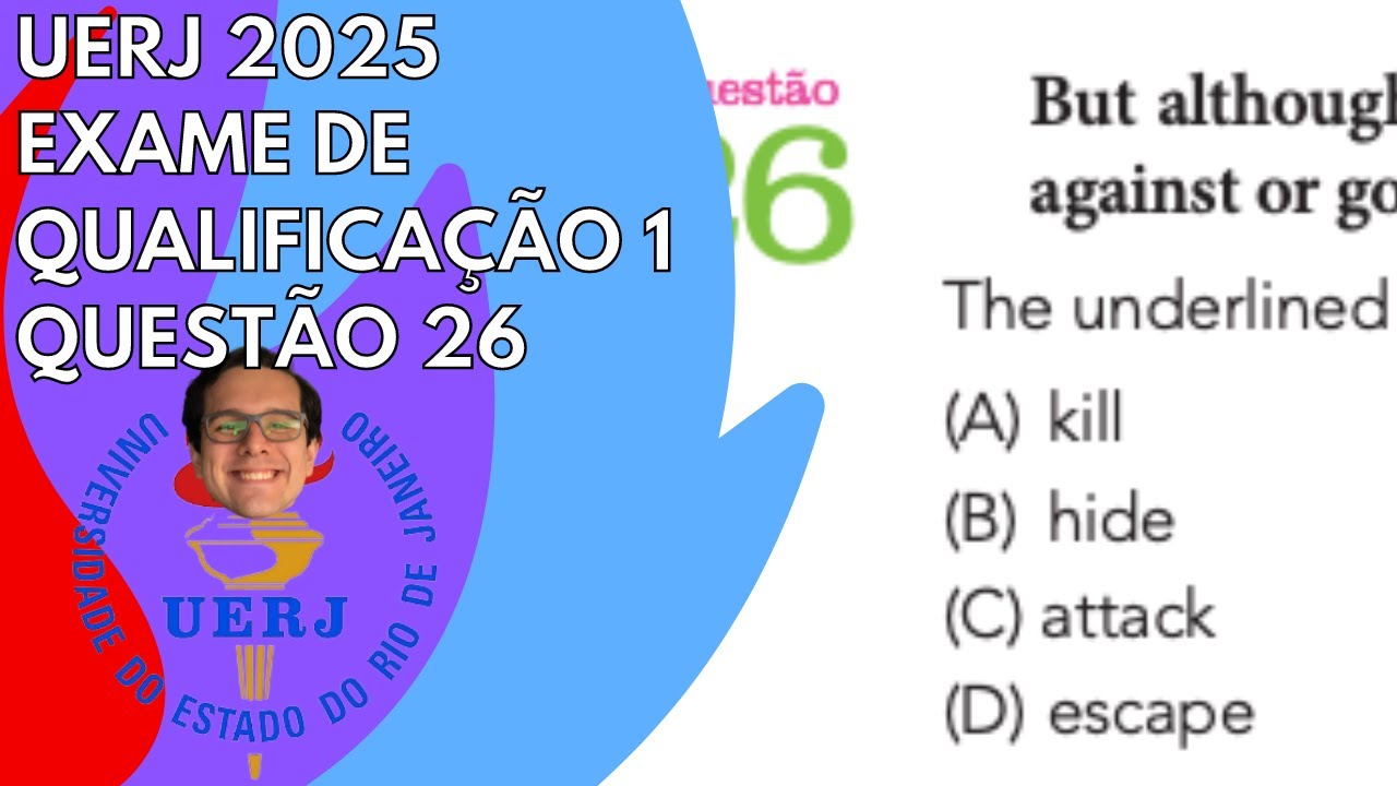 UERJ 2025, Inglês, Exame de Qualificação 1, Questão 26