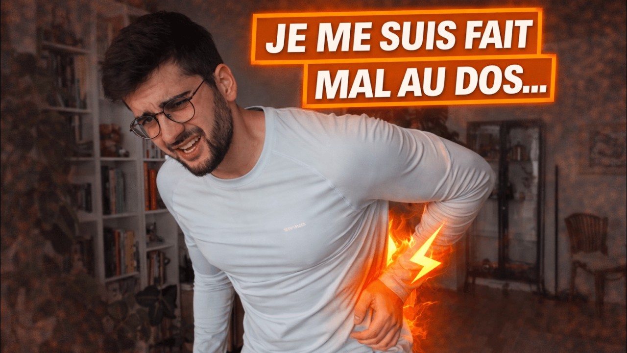 Je me suis fait mal au dos... Voici ce que j'ai fait (immédiatement)