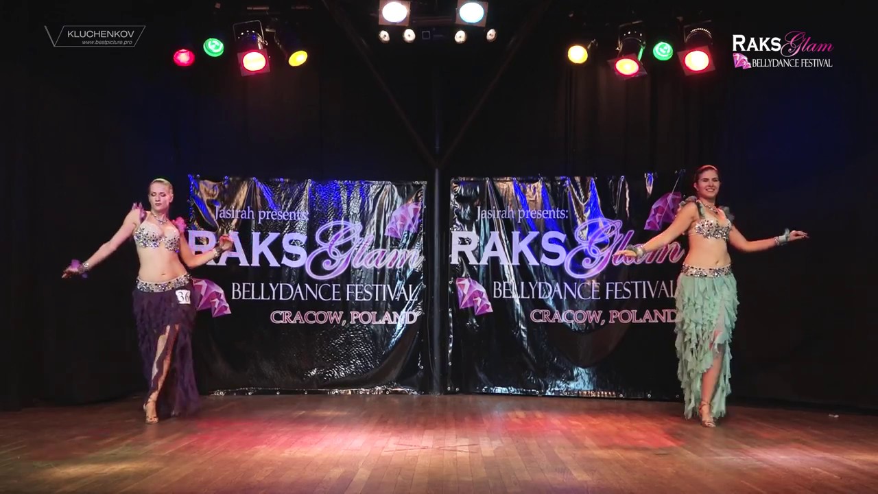 Agnieszka Dzikowska & Ania Górska - 1ST WINNER - Show category (belly samba fusion) - Raks Glam 2017