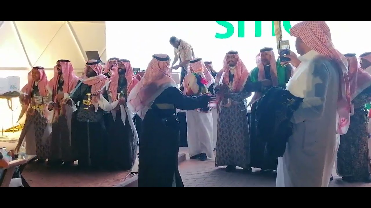 SAUDI TRADITIONAL SWORD DANCE. NOX CAMP 