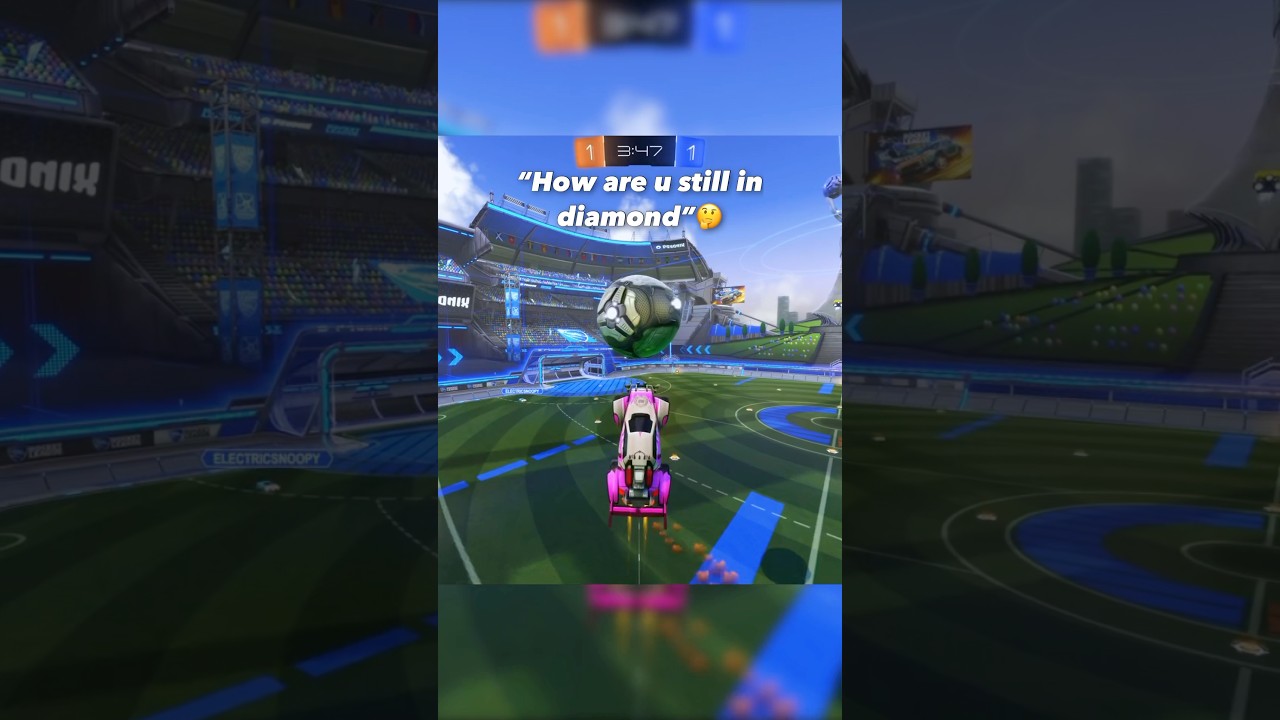 Why I&rsquo;m stuck in diamond😭 (I acc have horrible game sense😂) #rocketleague #clips #fyp