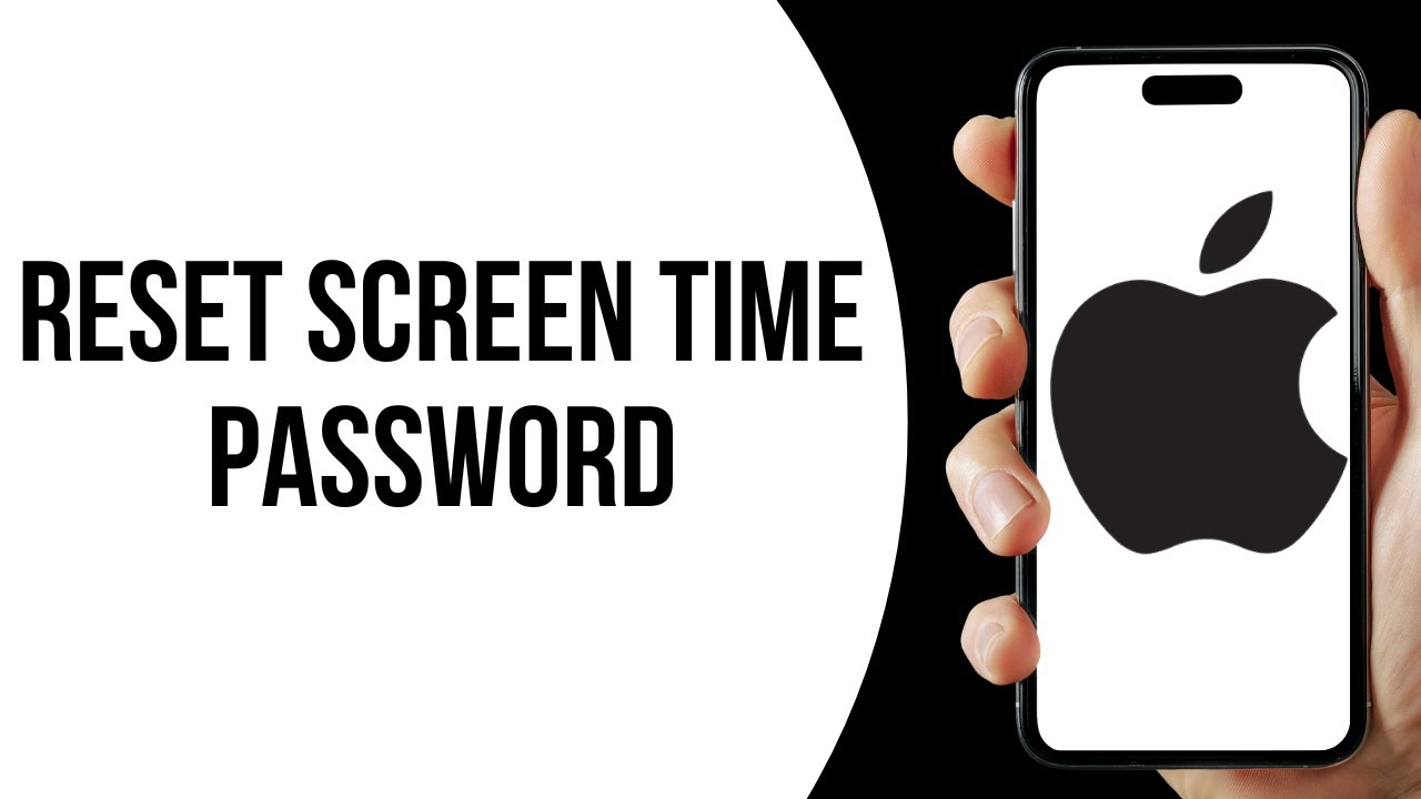How to set up screen time password if you forgot it ?