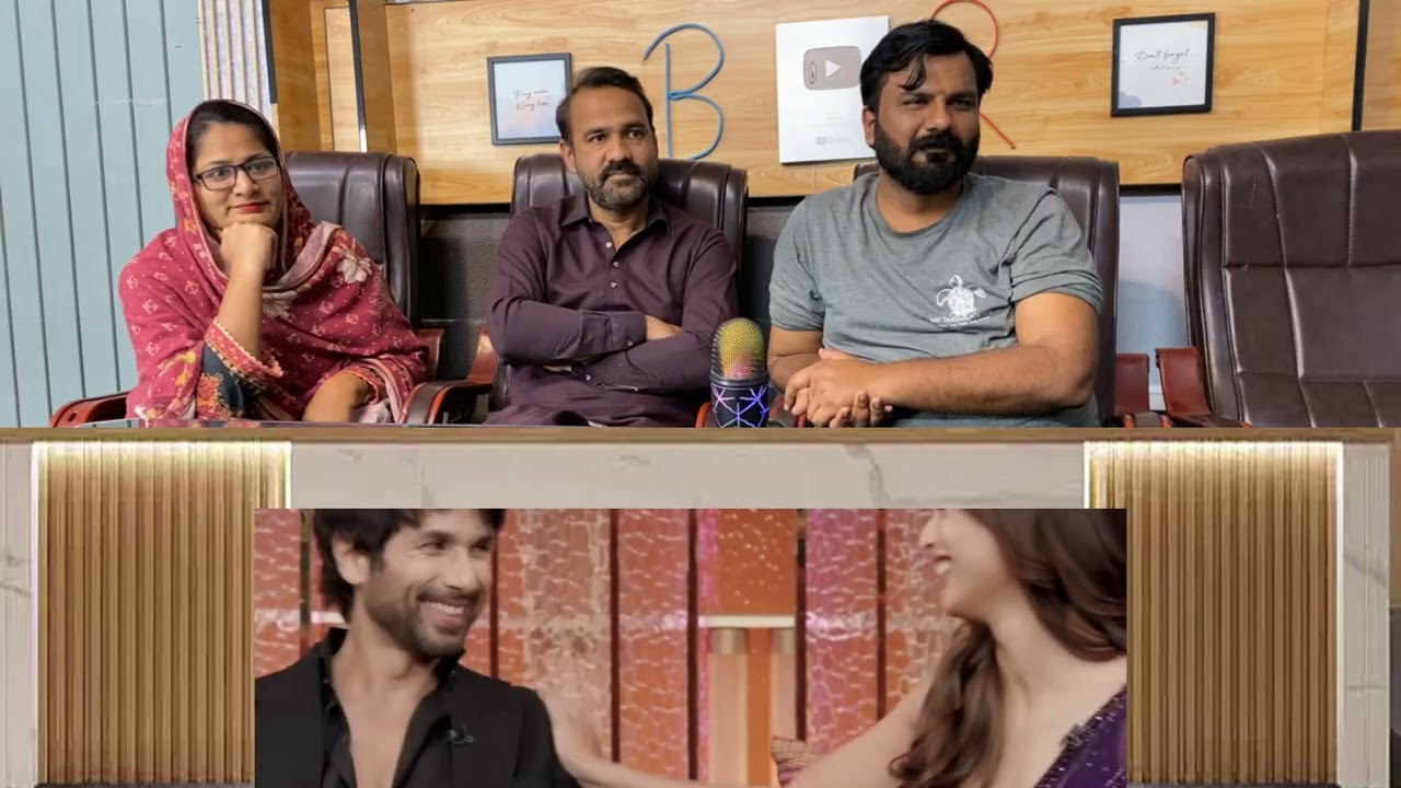 Shahid Kapoor and Tripiti Dimiri || Kapil Sharma show || Pakistani Punjabi reaction 