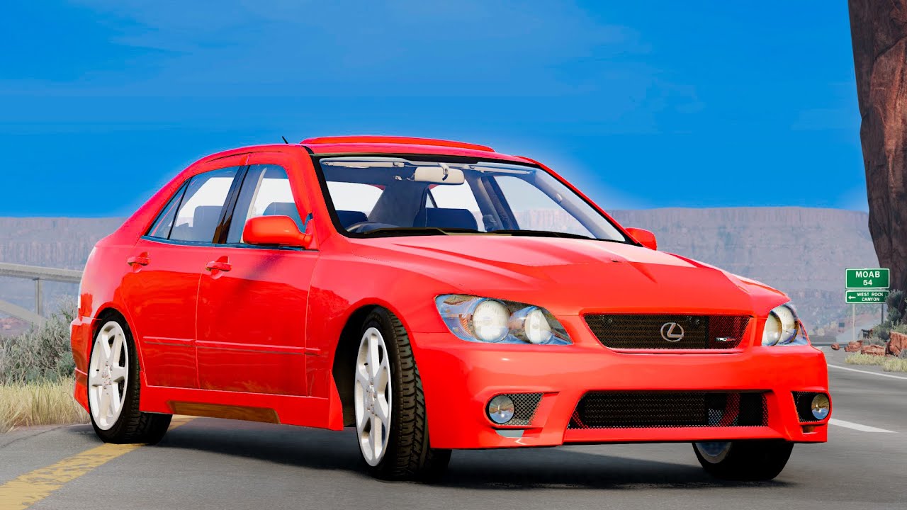 TESTING PAID BEAMNG MODS - LEXUS IS300 by JSD (UPDATED CAR)