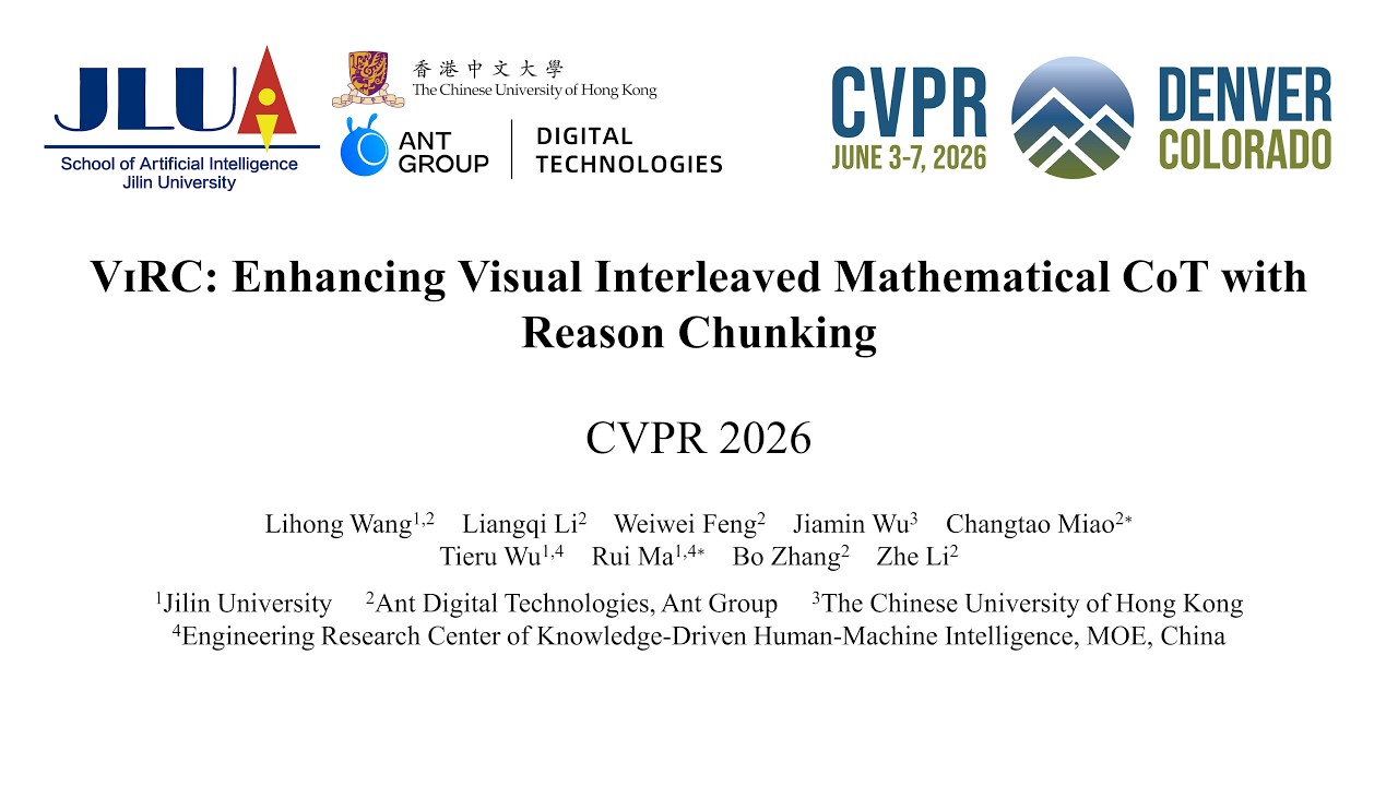 [CVPR 2026] ViRC: Enhancing Visual Interleaved Mathematical CoT with Reason Chunking