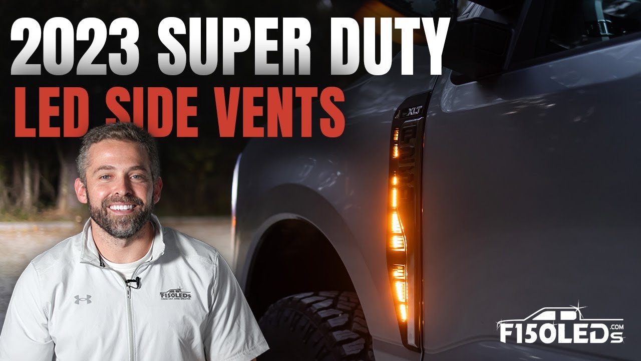 How to Install 2023 Super Duty LED Side Vent Lighting (From F150LEDS.com)