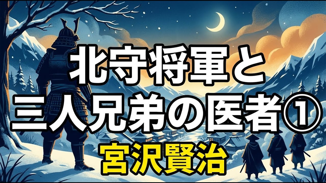 北守将軍と三人兄弟の医者　宮沢賢治　【睡眠導入朗読】北守将軍ソンバーユーと三人兄弟の医者｜帰還した将軍に起きた異変とは