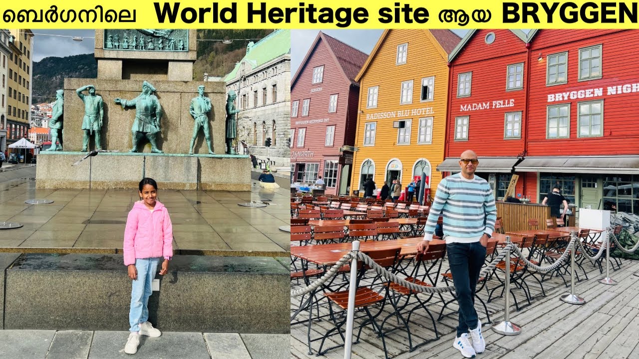 Europe Trip 2025 | Ep9 | visiting Bryggen, the world heritage site and the fish market at Bergen