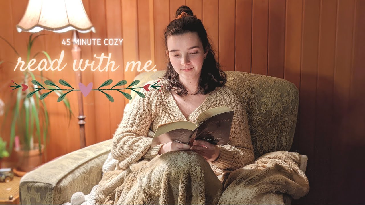 READ WITH ME // 40 minute of cozy, evening reading