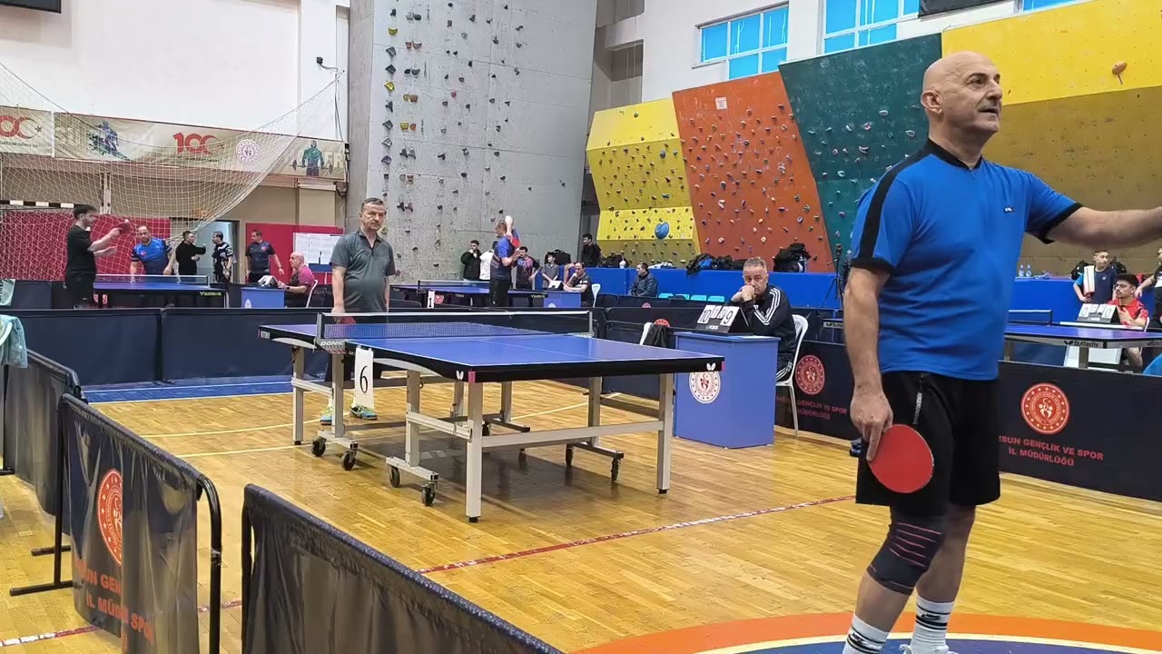 Karadeniz Ping Pon Ferdi Ligi 5. Etap Samsun Mehmet Şahin 3 - Alemdar Berberoğlu 0
