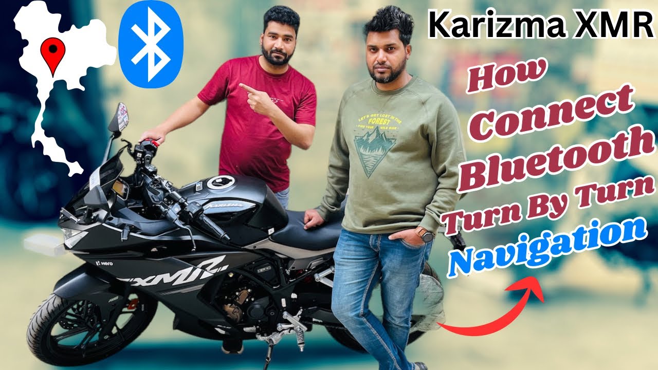 Karizma xmr 210 bluetooth connection Turn By Turn Navigation full Features Explain in Hindi 2024
