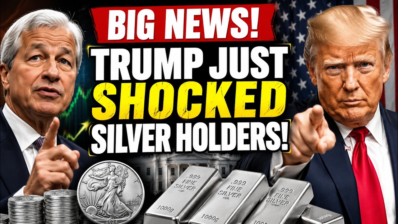 HUGE SILVER NEWS FROM TRUMP! IF YOU OWN SILVER, WATCH THIS NOW! | JAMIE DIMON'S URGENT WARNING