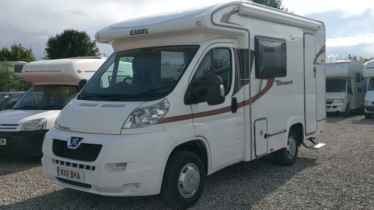 Elddis Autoquest 115 - Compact,  low profile 2 berth Motorhome - Parkgate