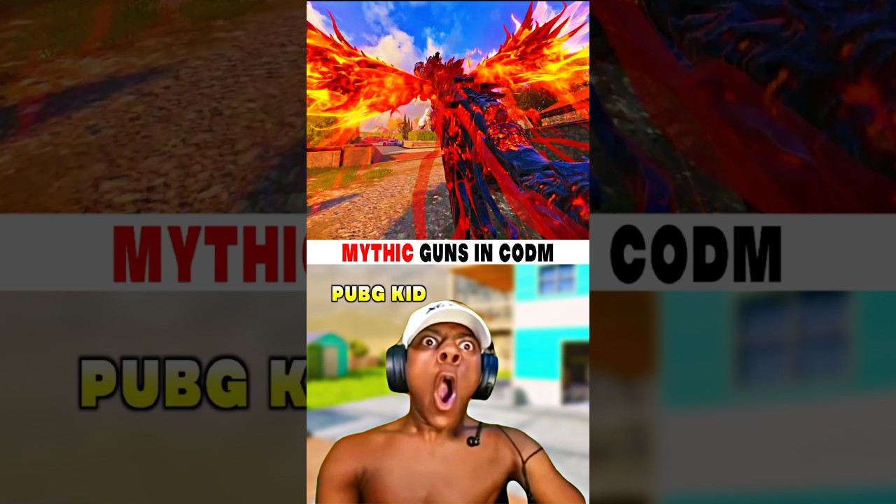 Мифическое оружие в CODM против PUBG 💀
