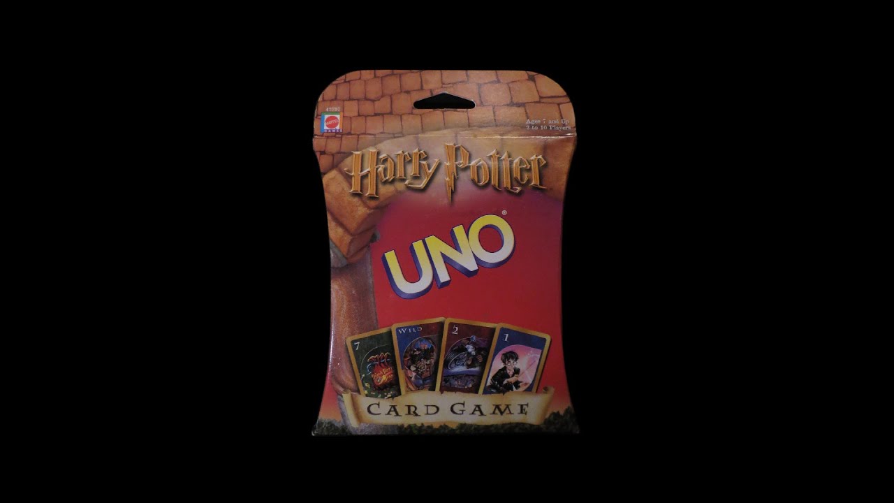 2000 Harry Potter Uno cards unboxing